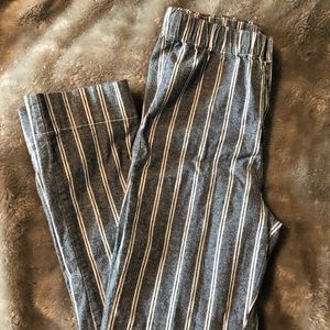 brandy melville striped tilden pant